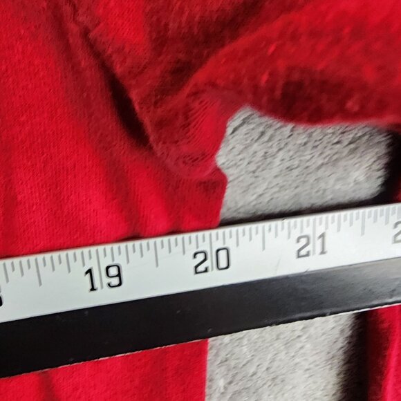 Mens Red Hollister California Shirt Long Crew Neck Long Sleeve 100% Cotton M - Picture 7 of 9